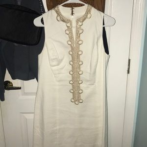 White and Gold Lilly Pulitzer Dress BEST OFFER!!
